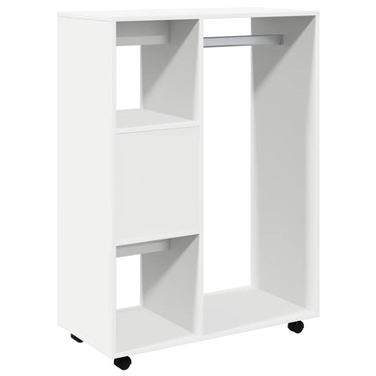 Wardrobe White 80x40x110 cm Engineered Wood