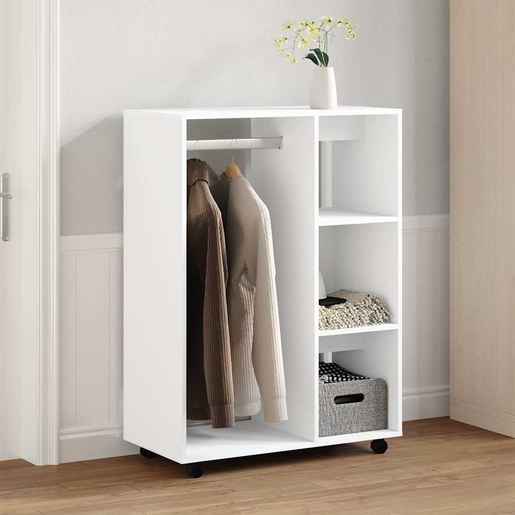 808513 vidaXL Wardrobe White 80x40x110 cm Engineered Wood