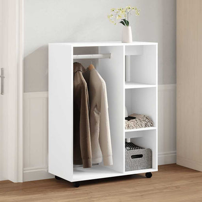 Wardrobe White 80x40x110 cm Engineered Wood