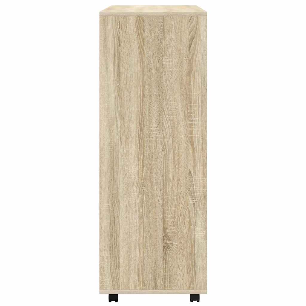 808516 vidaXL Wardrobe Sonoma Oak 80x40x110 cm Engineered Wood