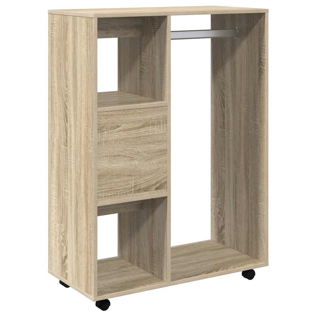 Wardrobe Sonoma Oak 80x40x110 cm Engineered Wood
