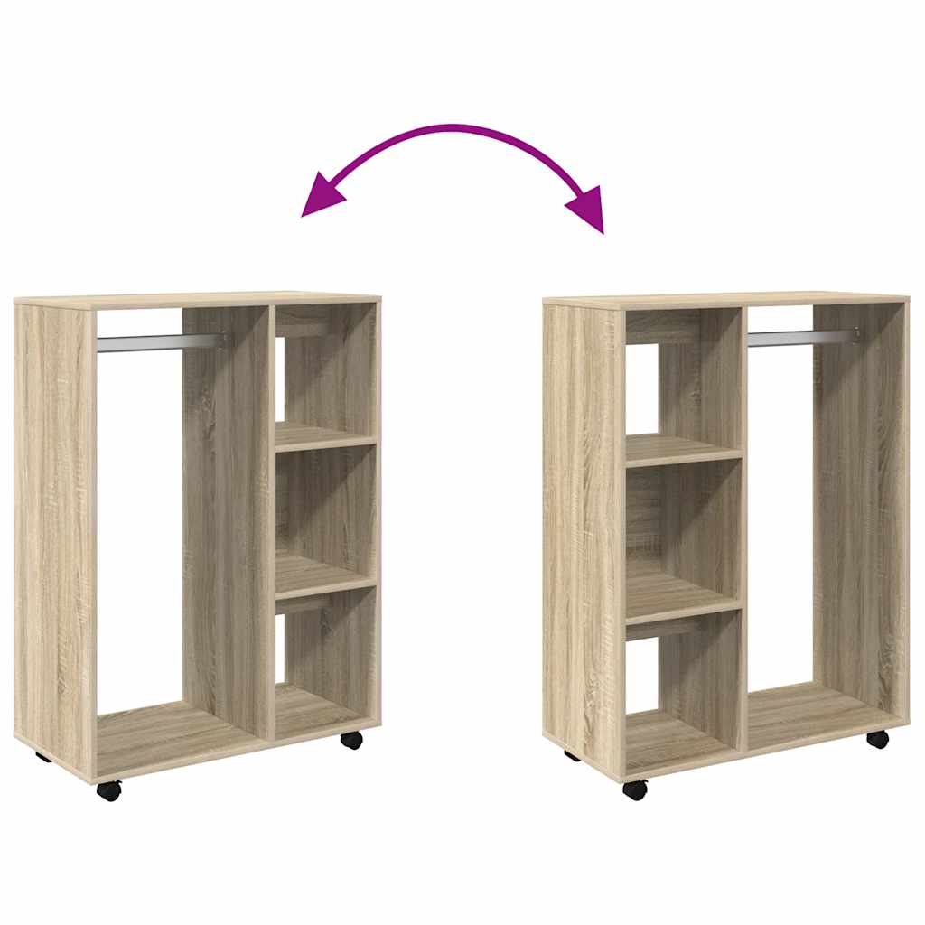 Wardrobe Sonoma Oak 80x40x110 cm Engineered Wood