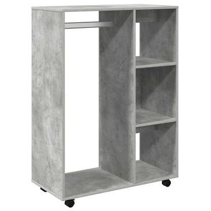 Wardrobe Concrete Grey 80x40x110 cm Engineered Wood