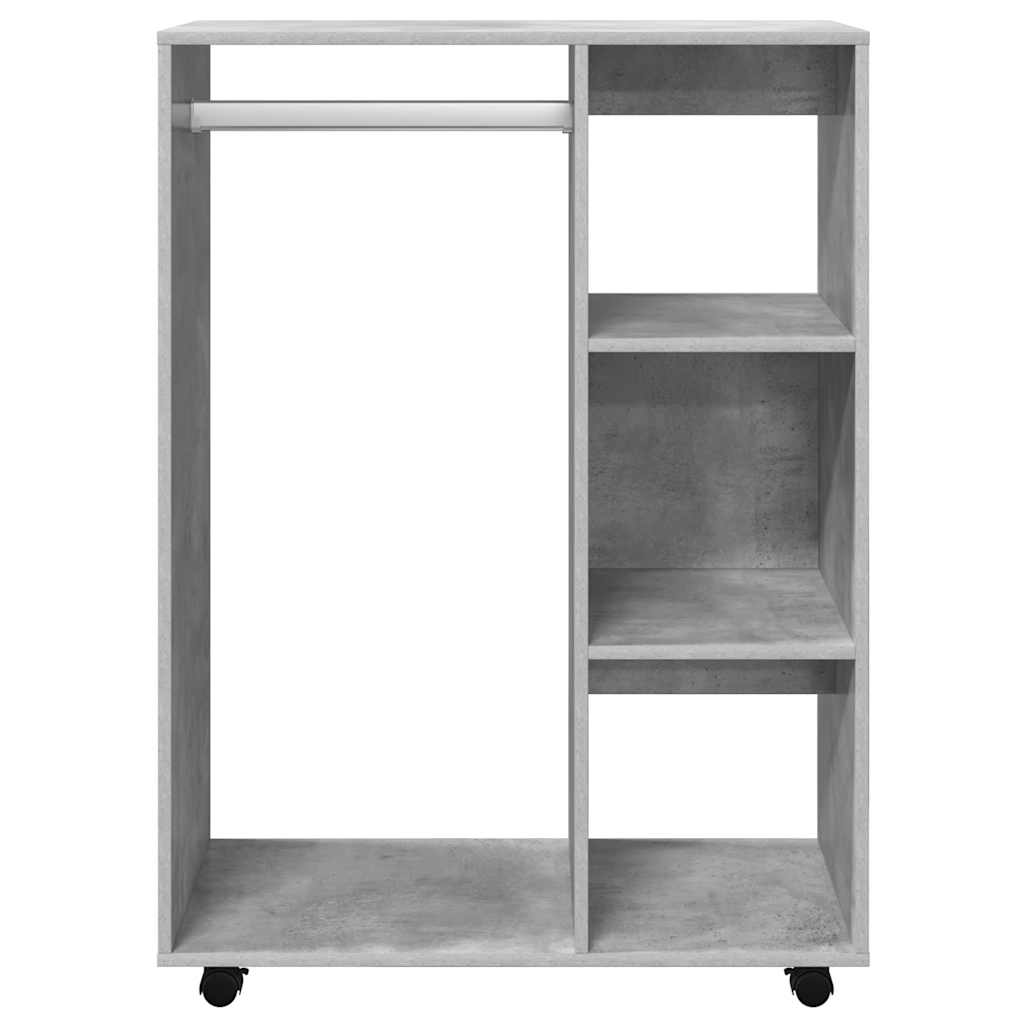 Wardrobe Concrete Grey 80x40x110 cm Engineered Wood
