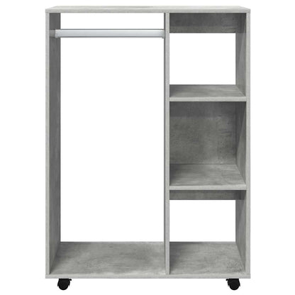 808517 vidaXL Wardrobe Concrete Grey 80x40x110 cm Engineered Wood