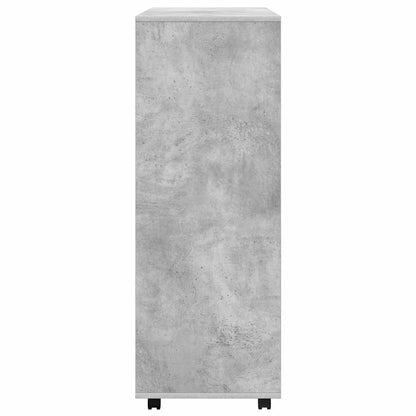 808517 vidaXL Wardrobe Concrete Grey 80x40x110 cm Engineered Wood