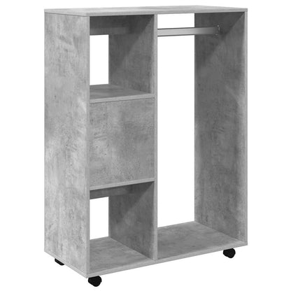 Wardrobe Concrete Grey 80x40x110 cm Engineered Wood