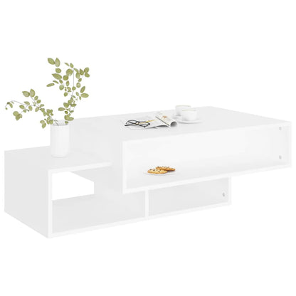 808522 vidaXL Coffee Table White 105x55x32 cm Engineered Wood