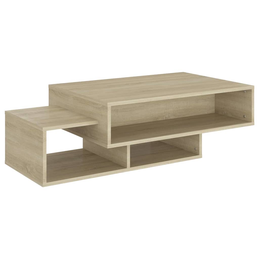 808525 vidaXL Coffee Table Sonoma Oak 105x55x32 cm Engineered Wood