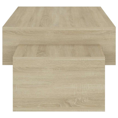 808525 vidaXL Coffee Table Sonoma Oak 105x55x32 cm Engineered Wood