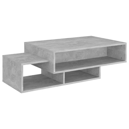 808526 vidaXL Coffee Table Concrete Grey 105x55x32 cm Engineered Wood