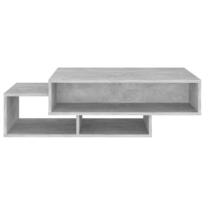 808526 vidaXL Coffee Table Concrete Grey 105x55x32 cm Engineered Wood