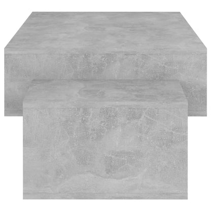 Coffee Table Concrete Grey 105x55x32 cm Engineered Wood