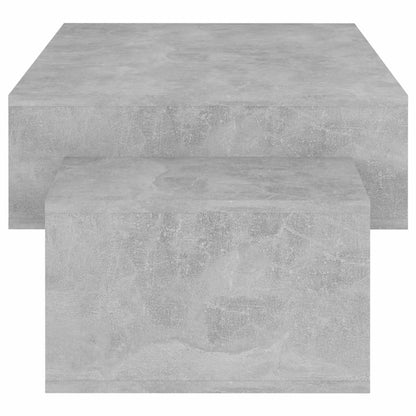 808526 vidaXL Coffee Table Concrete Grey 105x55x32 cm Engineered Wood