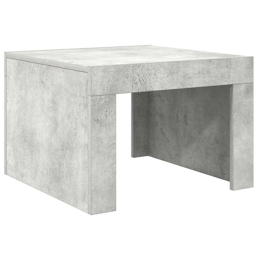 Coffee Table Concrete Grey 50x50x35 cm Engineered Wood