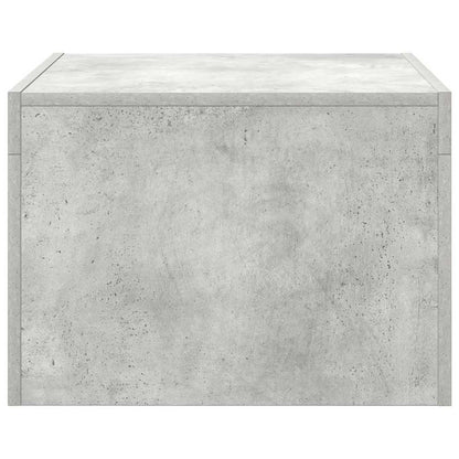 Coffee Table Concrete Grey 50x50x35 cm Engineered Wood