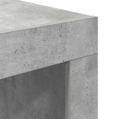 Coffee Table Concrete Grey 50x50x35 cm Engineered Wood