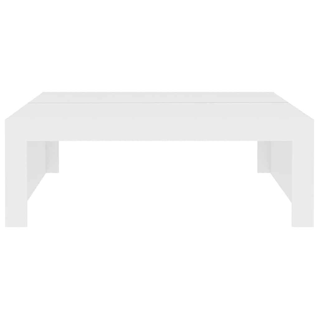 808567 vidaXL Coffee Table White 100x100x35 cm Engineered Wood