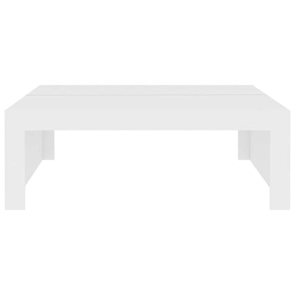 808567 vidaXL Coffee Table White 100x100x35 cm Engineered Wood