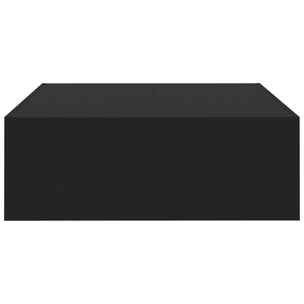 808568 vidaXL Coffee Table Black 100x100x35 cm Engineered Wood