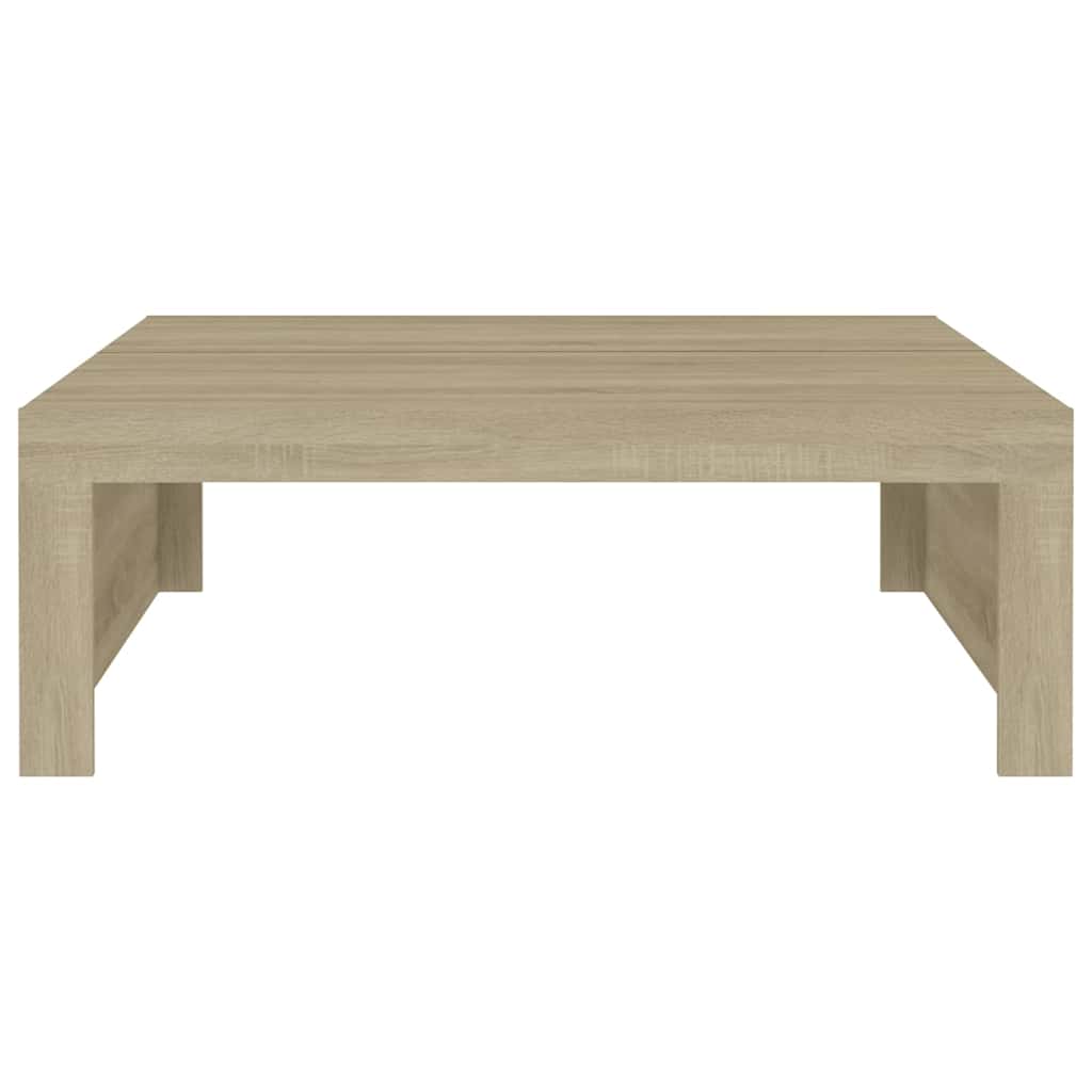 808570 vidaXL Coffee Table Sonoma Oak 100x100x35 cm Engineered Wood