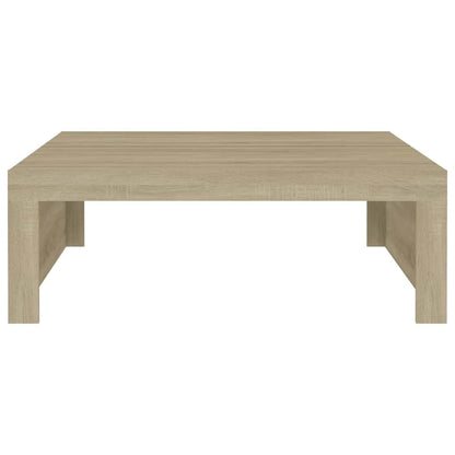 808570 vidaXL Coffee Table Sonoma Oak 100x100x35 cm Engineered Wood