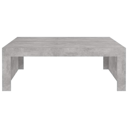 808571 vidaXL Coffee Table Concrete Grey 100x100x35 cm Engineered Wood