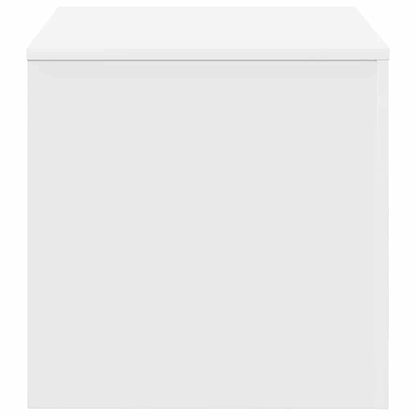 Side Tables 3 pcs White Engineered Wood