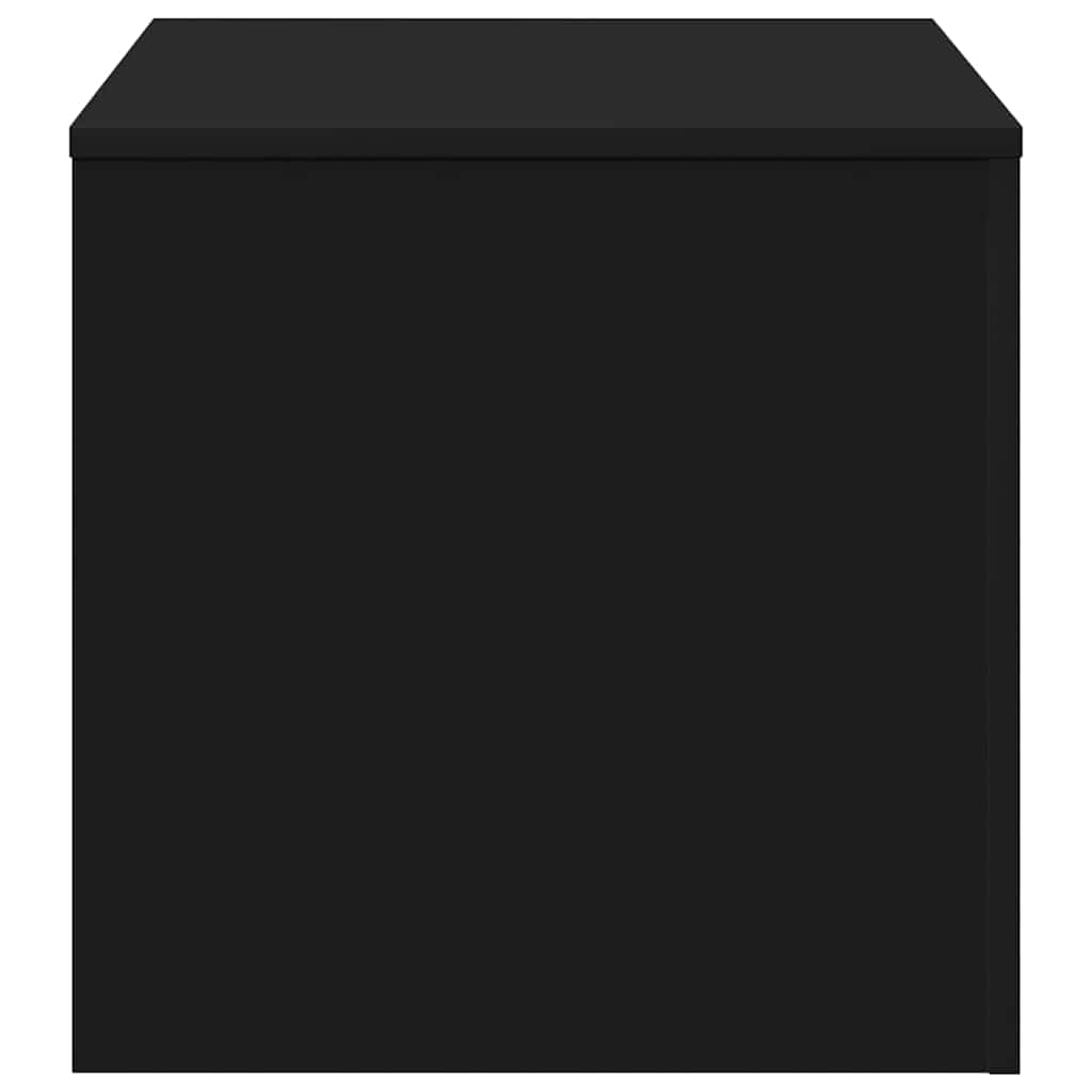 808586 vidaXL Side Tables 3 pcs Black Engineered Wood