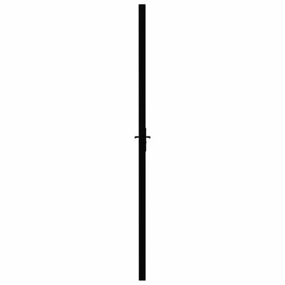 Interior Door ESG Glass and Aluminium 93x201.5 cm Black