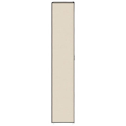 Shoe Cabinet Cream 60x30x166 cm Fabric