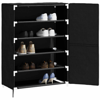Shoe Cabinet Black 60x28x90 cm Fabric