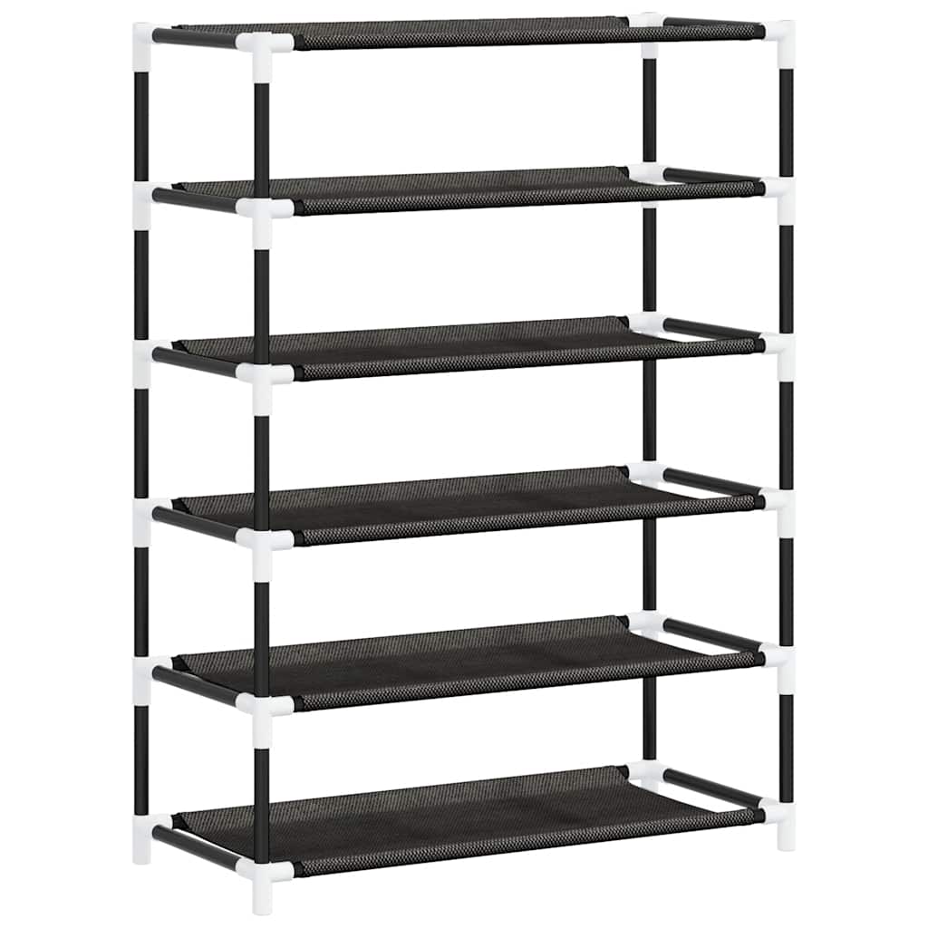 Shoe Cabinet Black 60x28x90 cm Fabric