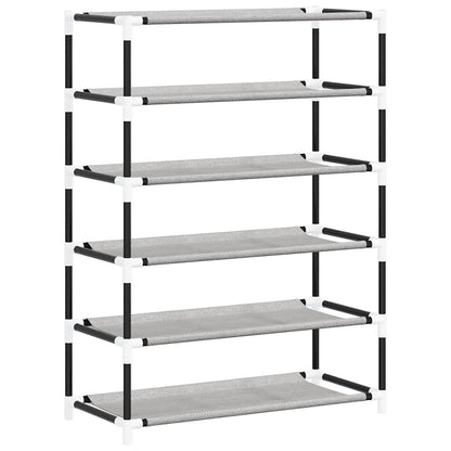 Shoe Cabinet Grey 60x28x90 cm Fabric