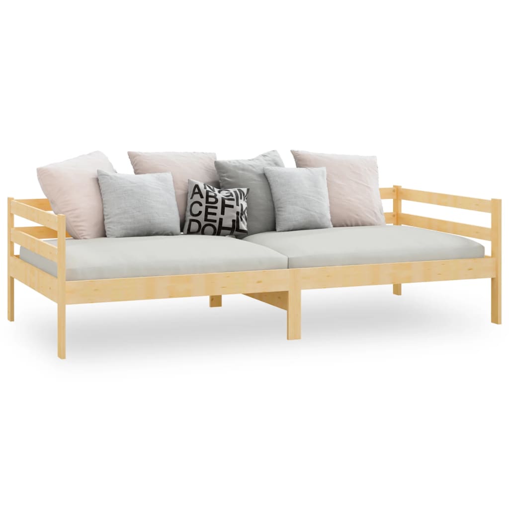 Day Bed | Natural Pine | Solid Pinewood | Single