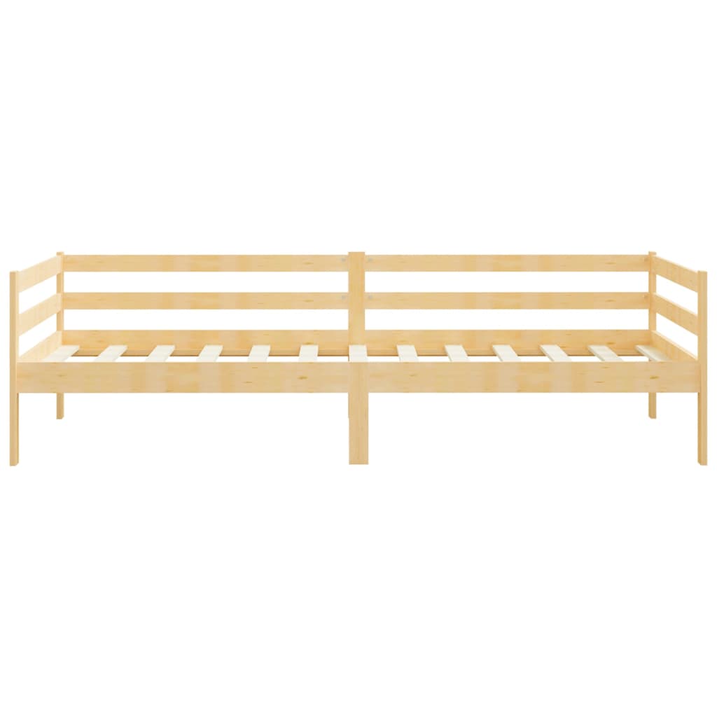 Day Bed | Natural Pine | Solid Pinewood | Single