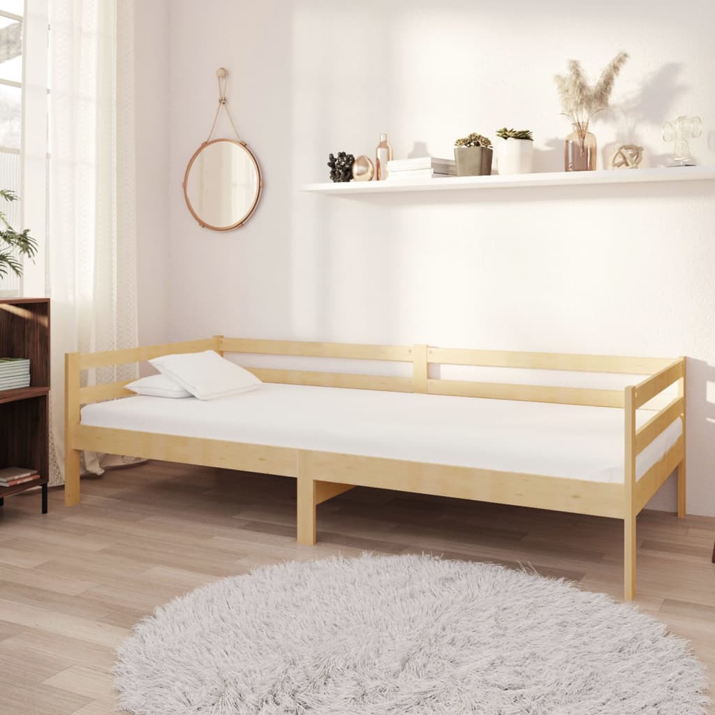 Day Bed | Natural Pine | Solid Pinewood | Single