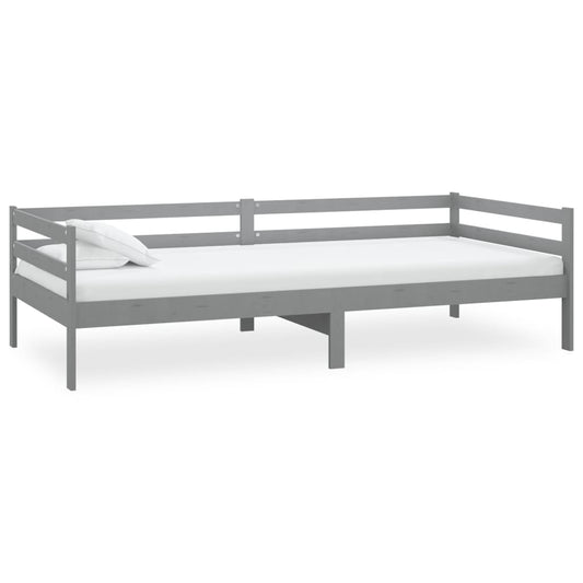 Day Bed | Grey | Solid pine wood | 90 x 200 cm