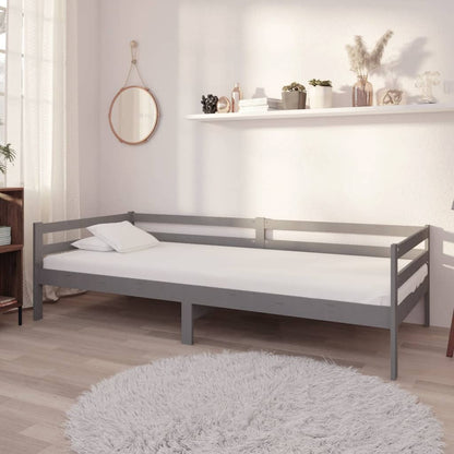 Day Bed | Grey | Solid pine wood | 90 x 200 cm
