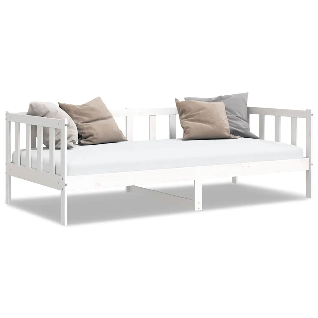 Day Bed | White | Solid pinewood | 90x200 cm