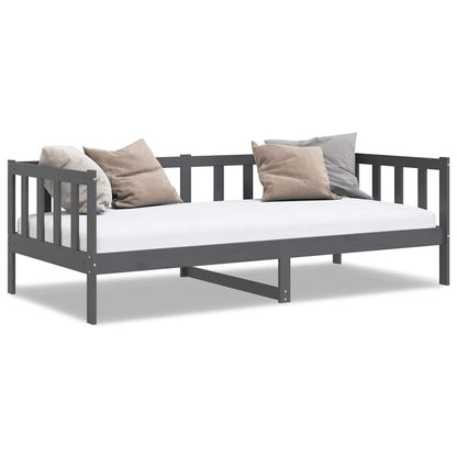 Day Bed | Grey | Solid pinewood | 90x200 cm