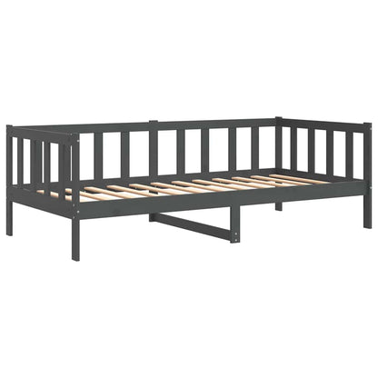 Day Bed | Grey | Solid pinewood | 90x200 cm