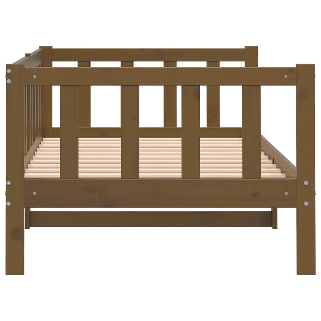 Day Bed | Honey brown | Solid pine wood | 90 x 200 cm