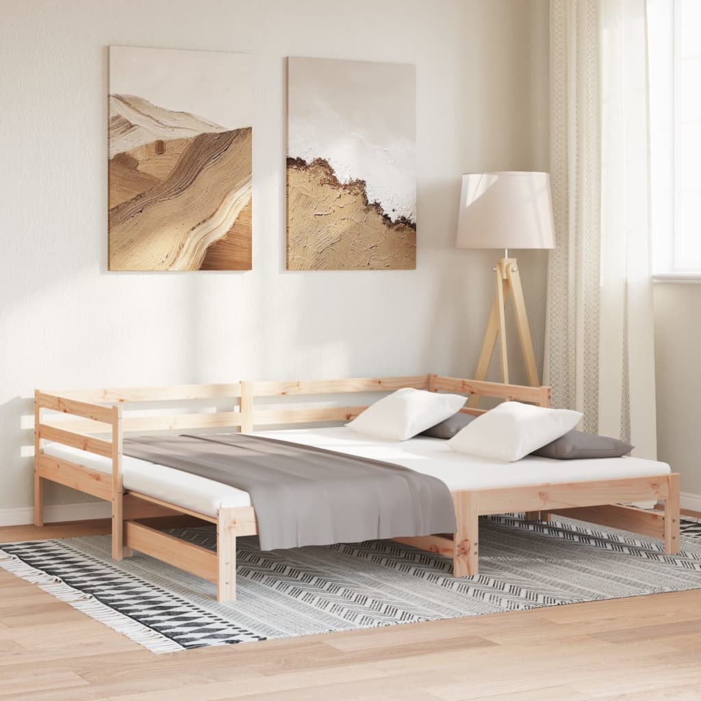 Pull-out Day Bed without Mattress 2x(90x200)cm