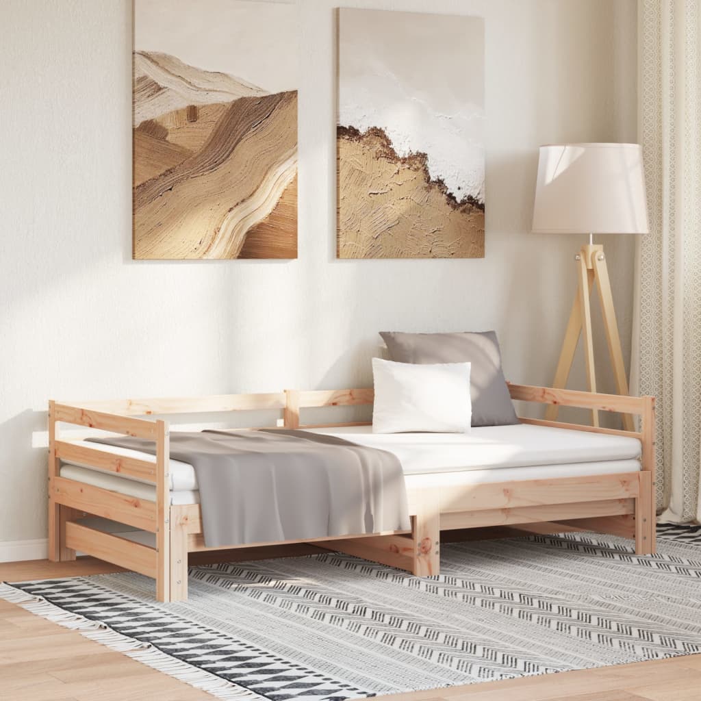 Pull-out Day Bed without Mattress 2x(90x200)cm
