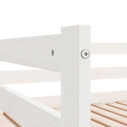 Pull-out Day Bed without Mattress White 90x200cm