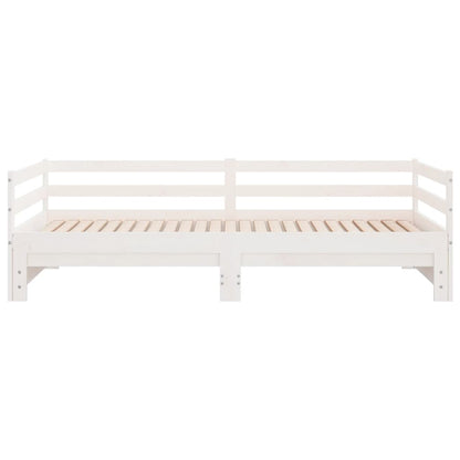 Day Bed | White | Solid pinewood | Single bed size | Convertible