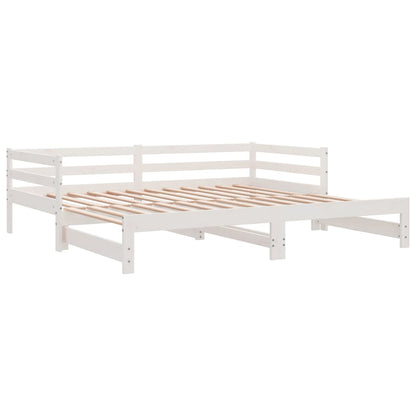 Day Bed | White | Solid pinewood | Single bed size | Convertible