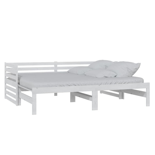 Day Bed | White | Solid pine wood | 2x