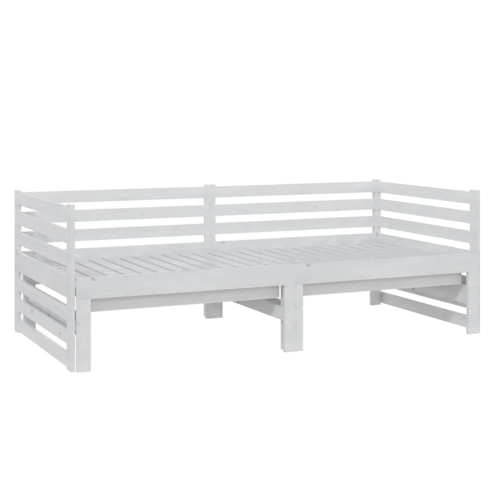 Day Bed | White | Solid pine wood | 2x